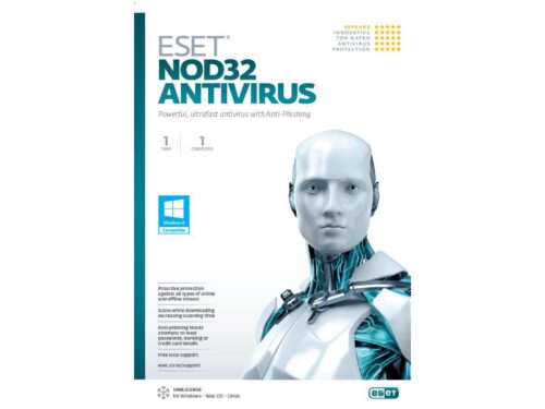 ESET NOD32 Antivirus 1 PC for 1 Year Subscription