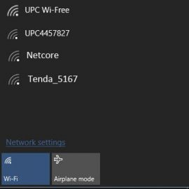 Wifi List Windows 10