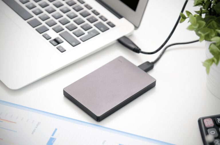 backup your computer with an external hard drive