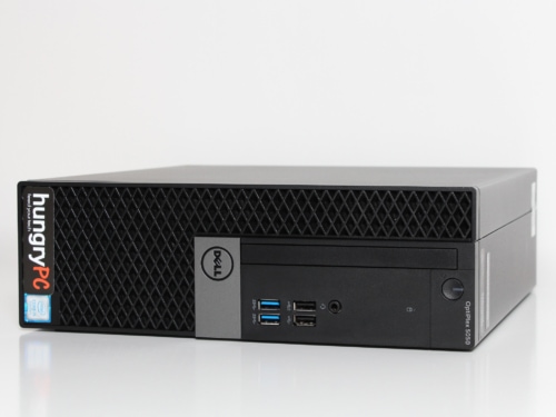 Dell Optiplex 5050 Small Form Factor on its side