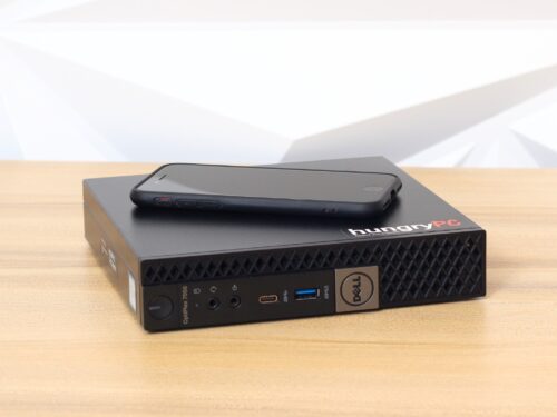 Dell OptiPlex 7050 Mini PC iPhone Scale