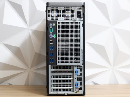 Dell Precision 5520 Workstation Tower Rear Ports Quadro