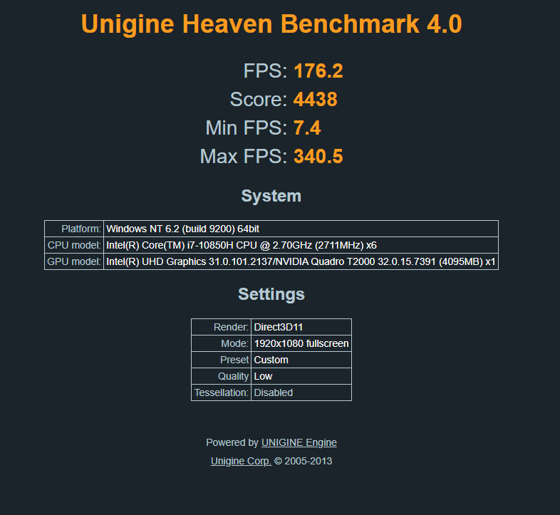 Unigine Benchmark Lenovo P15 Workstation T2000 Quadro the business-grade refurbished lenovo thinkpad p15 15.6 inch core i7 10th gen laptop, open and ready for work or study. shipped from hamilton, nz.