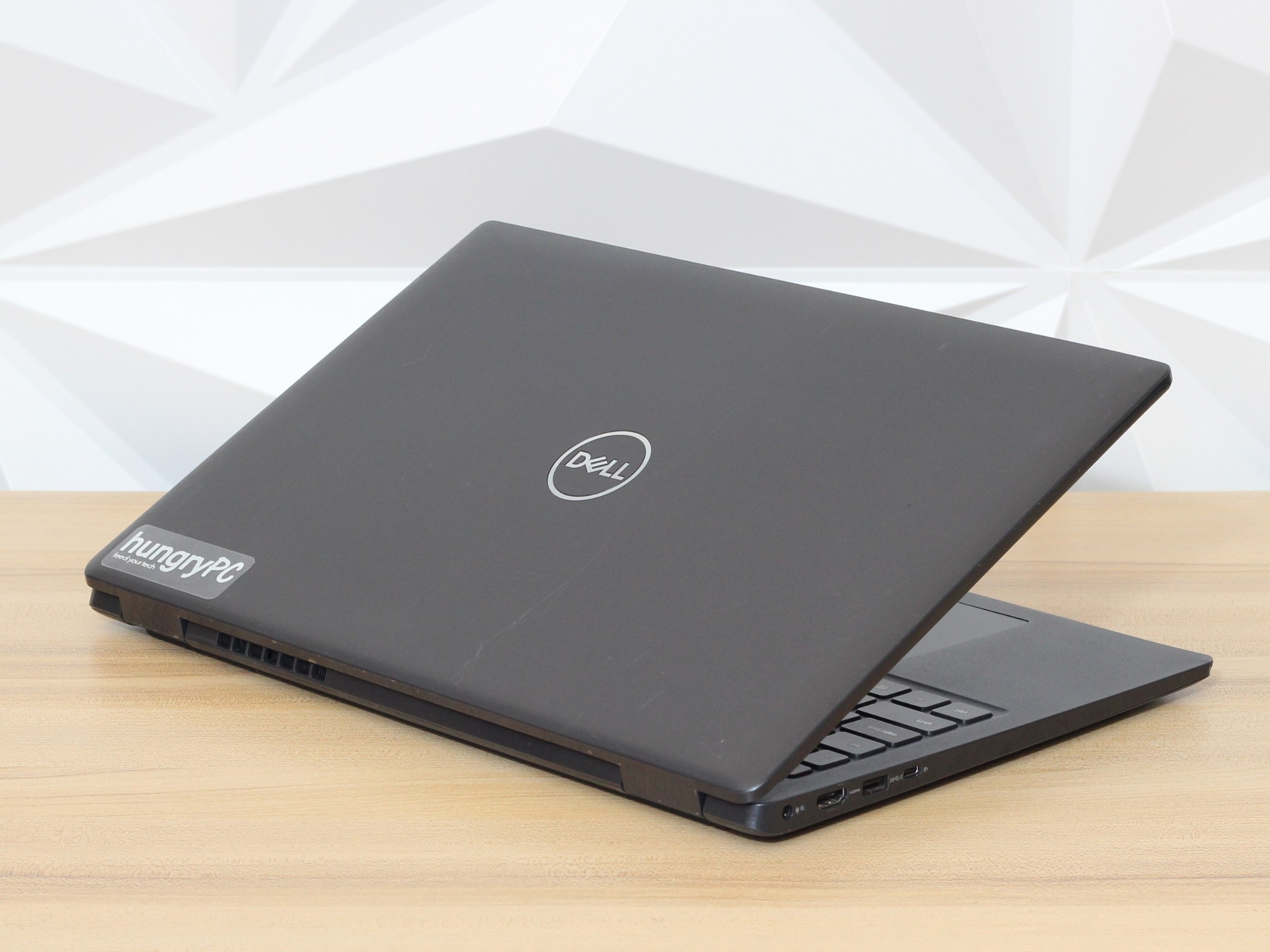 Dell Latitude 3520 Laptop Rear exterior lid and rear hinge view of the business-grade refurbished dell latitude 3520 15.6 inch core i5 11th gen laptop.