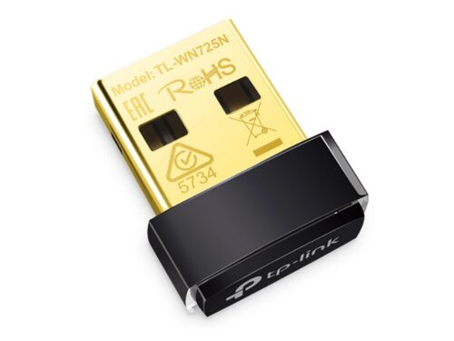 TP-Link Archer TL-WN725N (N150) Nano WiFi 4 USB Adapter for Laptop or Desktop PC