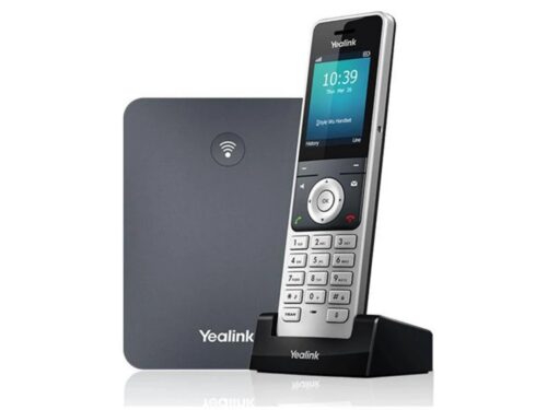 Yealink W60P DECT Wireless Phone Kit for VOIP. Includes W56H Handset and W60B Base Station