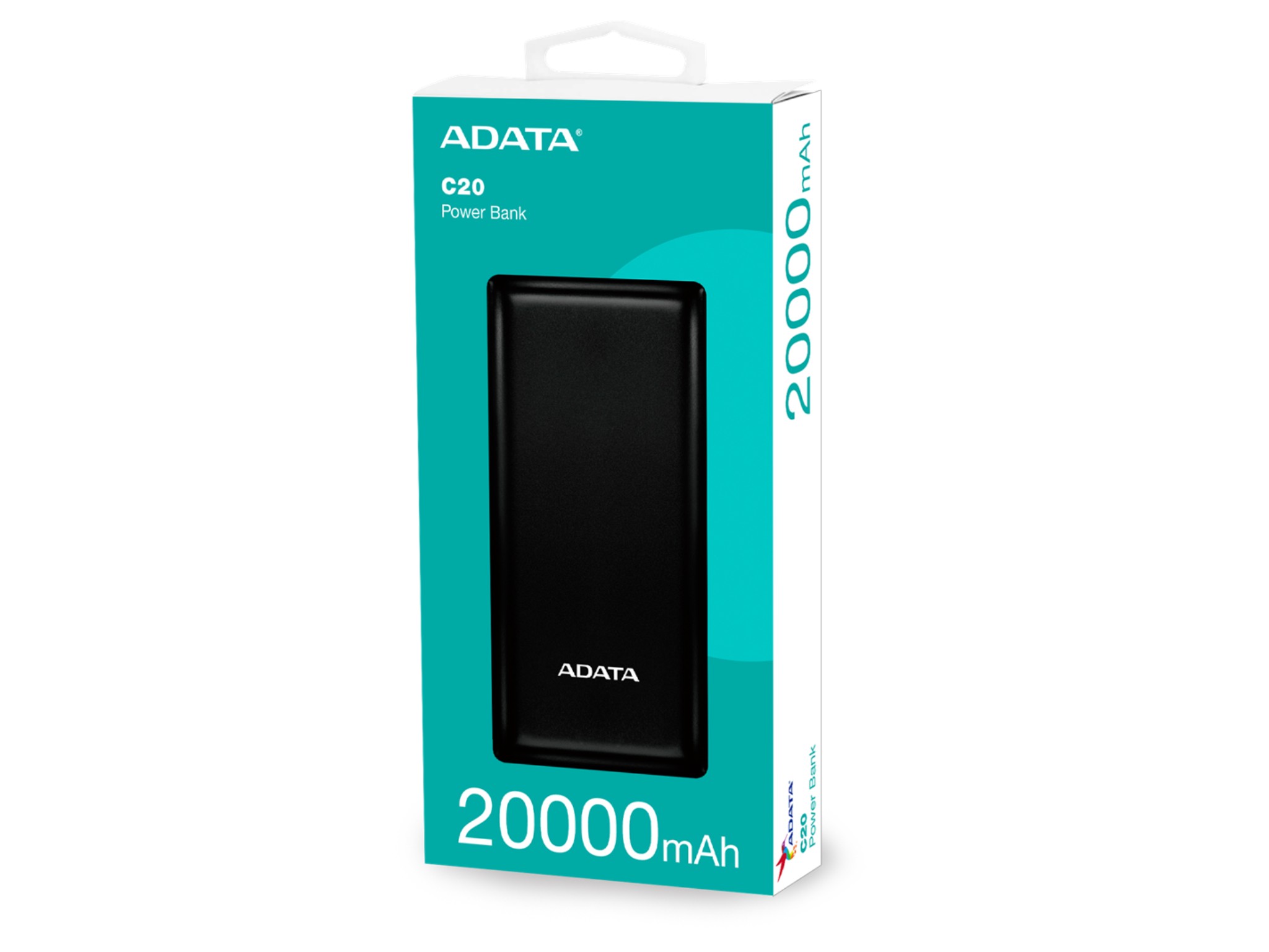 ADATA C20 Powerbank New detailed view of the adata 20000mah usb-c power bank, fully tested and ready for your pc build or upgrade. shipped from hamilton, nz.